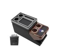 Coffret De Rangement Avant Pour Ford Pour Transit 2014 13-20 Accoudoir Central De Rangement Pour Voiture D'affaires Mobile(1 - E black Wireless)