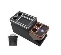 Coffret De Rangement Avant Pour HYUNDAI Pour PALISADE 2021 20-23 Accoudoir Central Mobile Pour Voiture D'affaires(E black Wireless)