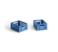 Coffret de rangement Colour Crate Mini Lot de 2 Bleu électrique