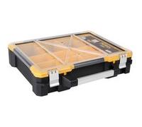 Perel Tools – Coffret de rangement plastique 490 x 420 x 115 mm, 12 bacs amovibles