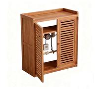 Coffret de Rangement Invisible pour Routeur Wi-Fi, Cache Radiateur, Grand Grille Cache Radiateur Étagères Multicouches Invisibles pour la Maison et le Bureau(Brown,97cm/38in)