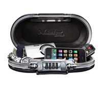 Coffret de rangement portable Master Lock, petit format, avec votre propre cadenas combinaison, coffre-fort portable, coffre-fort de voyage per