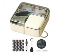 Coffret de rangement pour 16 bobines de fil et aiguilles, avec tous les outils nécessaires pour débutants, idéal pour la maison et les voyages.