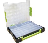 Mallette avec godets à couvercle - 21 amovibles