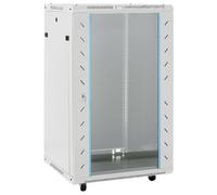 vidaXL Coffret de réseau 15U 19" IP20 Noir 60x45x86 cm sur pied