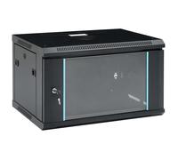 vidaXL Armoire réseau murale 6U 19" verrouillable IP20 600x450x375 mm