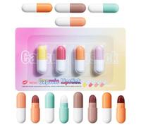 Coffret de Rouge à Lèvres Mat en Capsule, Mini Format | Lot de Sets de Set de Sets, Finition Mat en Surface, Format Portable pour Débutantes, Usage Scolaire et Couleur Aléatoire
