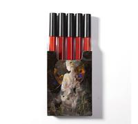 Coffret de Rouges à Lèvres Liquides Mats Gloss 5 Couleurs Velvet Lip Tint Longue Tenue Imperméable Kit de Maquillage Style Chinois Cadeau pour Femmes (#1, 5PCS)