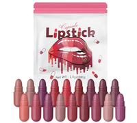 Coffret de Rouges à Lèvres pour Femme - 18 Couleurs Teinture en Forme de Pilules - Rouge à lèvres pilule,Pour fêtes, anniversaire, bals de promo, école, université, voyages, soirées, mariages,