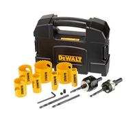 Coffret de scies-cloches bi-métal - DEWALT - DT90355-QZ - 11 pièces - Ø19 à 57 mm - Haute durabilité