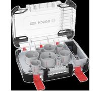 Coffret de scies trépans - Bosch - PRO Multi Matériaux - 11 pièces - Ø 25 à 86 mm - Accessoires inclus