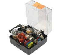 Coffret de secours 12V H1/H4/H7 - 8 ampoules + 5 fusibles SODELEC - 16270