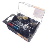 Coffret de secours 12V H1/H7 - 6 ampoules et 2 fusibles SODELEC - 16275