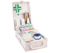 Coffret De Secours 4/6 Personnes Avec Poignée De Transport Et Support Mural