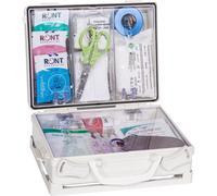 Coffret De Secours 6/8 Personnes Avec Poignée De Transport Et Support Mural