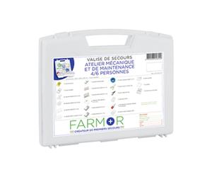 Coffret de secours Atelier mécanique et de maintenance 4/6 personnes FARMOR - ATM 2135 PP