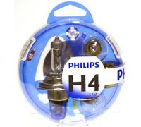 Coffret de secours ESSENTIAL avec ampoule H4 Philips