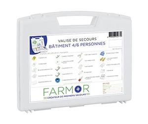 Coffret de secours FARMOR Bâtiment - 4/6 personnes - FAR2077PP