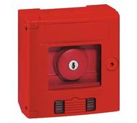Legrand 038009 Coffret Bris de Glace Coup de Poing IP44 avec 2 Voyant, Montage en Saillie, Rouge