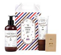 Coffret de soin pour homme de Monsieur BARBIER | Français, Naturel et Végan | Visage & Peau | Crème Hydratante Matifiante, Nettoyant Exfoliant et Savon Surgras Rhassoul | Kit cadeau beauté