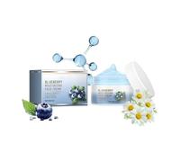 Coffret de soins à la myrtille - Ensemble de quatre pièces comprenant un nettoyant, une lotion tonique, un sérum et une crème. Formule antioxydante pour atténuer les ridules.