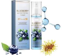 Coffret de soins à la myrtille - Ensemble de quatre pièces comprenant un nettoyant, une lotion tonique, un sérum et une crème. Formule antioxydante pour atténuer les ridules.