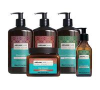 Coffret de soins capillaires - Arganicare - Rituel Argan - 5 Produits - Cheveux secs - Hydratation intense