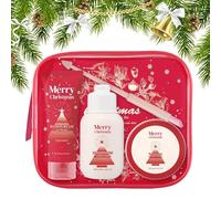 Coffret de Soins de Noël, 110ml Crème Pieds Hydratante Parfumée, Cadeau Soins Personnels pour Petit Ami Ados Copine Collègue Papa Amis Maman Grand-Père Famille Hommes