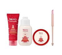 Coffret de Soins de Noël, 110ml Crème Pieds Hydratante Parfumée, Crème Hydratante Pieds pour Famille Grand-mère Jeunes Femme Homme Collègues Amis Mère Copine