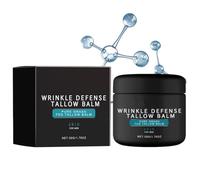 Coffret de soins du visage pour hommes, enrichi en huile de brebis nourrie à l'herbe, une solution en trois étapes : crème anti-rides, sérum et nettoyant