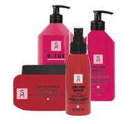 Coffret de Soins Expert Long Hair Renove - Shampoing 500 ml - Masque 500 ml - B-Tox 1000 ml - Leave-In 100 ml