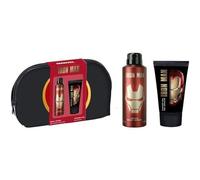 Coffret De Soins - Iron Man - Vaporisateur Pour Le Corps - Gel Douche - Trousse De Toilette - Mixte Multicolore