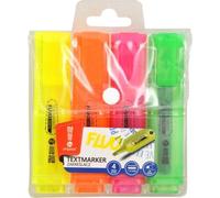 Coffret de surligneurs néon 4 couleurs MemoBe