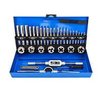 Coffret de Tarauds et Filières, 32 Pièces Tarauds et Filières Métriques en Alliage de Tungstène Robuste M3-M12 pour la Création et la Réparation de Filetage Taraudage et Filetage