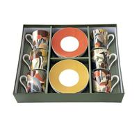 COFFRET 6 TASSES A CAFE 10CL EN PORCELAINE KILIMANJARO