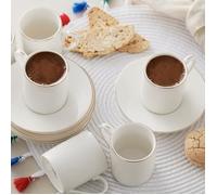 Coffret de tasses à café - KARACA - Elda - Porcelaine - 12 pièces - Compatible lave-vaisselle