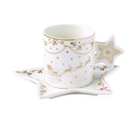 Coffret de tasses - Easy Life - Christmas Light - Multicolore - Porcelaine - Élégance
