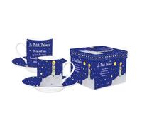Le Petit Prince – Set de 2 tasses 525512 Nuit Étoilée, céramique bleu marine, boîte