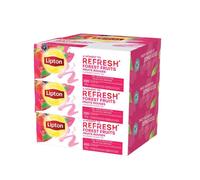 Coffret de Thé Noir Fruits Rouges Lipton - 3 coffrets - 300 sachets