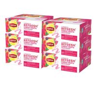 Coffret de Thé Noir Fruits Rouges Lipton - 6 coffrets - 600 sachets