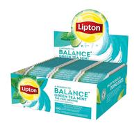 Lipton, Sélection Détente, Thé Vert, Infusion à Froid ou Chaud, Goût Menthe, Fraîcheur, Ingrédients d'Origine 100% Naturelle, 100 Sachets