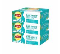 Coffret de Thé Vert Menthe Lipton - 3 coffrets - 300 sachets