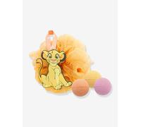 Coffret de toilette Disney Simba avec fleur de douche et boules effervescentes orange TU