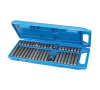 Coffret De Tournevis Hex Torx & Spline 40 Pièces Silverline 1/2in