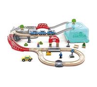Hape City Train Building Block Set 84.20x75.60x19.10 Cm Multicolore Enfants