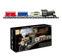 Coffret De Train Électrique - Lumière Sonore À Batterie Vintage | A | Fonctionne Sur Batterie, Lumière Sonore De Musique Vintage ; Prend En Charge Le D'apprentissage De La Petite Enfance ; Id