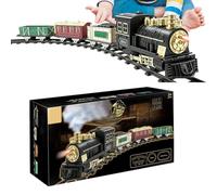Coffret De Train Électrique - Lumière Sonore À Batterie Vintage | A | Fonctionne Sur Batterie, Lumière Sonore De Musique Vintage ; Prend En Charge Le D'apprentissage De La Petite Enfance ; Id