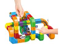 Coffret De Train Jouet | Course De Briques De Construction Flexibles - Jeu Ferroviaire Pour - Pour D'Âge Préscolaire Garçons Et Filles De 3 À 8 Ans Cadeau D'Anniversaire Pour Amis Apprentissage Éducat