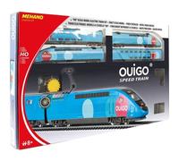 Coffret de Train - MEHANO - TGV OUIGO - 3,35 mètres de rails - Transformateur inclus - A partir de 8 ans