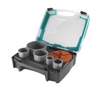 Set trépans maçonnerie Wolfcraft 5424000 7 pièces 1 set
